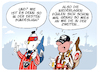 Cartoon: Erste Erstligaerfahrungen HSV FC (small) by FEICKE tagged hamburg,aufstieg,fc,sp,fcsp,st,pauli,hsv,gefühle,bundesliga,zwei,verein,sportverein,fussball,fußball