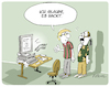 Cartoon: Es hackt (small) by FEICKE tagged hacker,informatik,digitalisierung,cyber