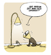 Cartoon: Hunde OP (small) by FEICKE tagged hund,operation,krause,kratz,schutz,tier,haustier,lampe,feicke,tierarzt,veterinär