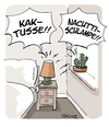 Cartoon: Kakteen im Streit (small) by FEICKE tagged pflanze,wortspiel,schlampe,tusse,kaktus,kakteen,beleidigung,diss,beef,jugendsprache