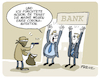 Cartoon: Maske (small) by FEICKE tagged corona,gesundheit,überfall,bank,maske,schutzmaske