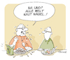 Cartoon: Nägel (small) by FEICKE tagged wortspiel,nagel,finger,essen