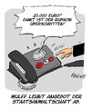 Cartoon: Rubikon II (small) by FEICKE tagged christian,wulff,bundespräsident,exbundespräsident,verdacht,verfahren,strafe,stgb,stpo,paragraph,einstellung,zahlung,20000,euro,angebot,staatsanwaltschaft,gericht