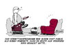 Cartoon: Sofa gucken (small) by FEICKE tagged nonsens,sofa,langeweile,fernsehen,tv,glotzen,dumm,fernbedienung,mediendemenz