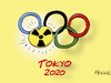 Cartoon: Tokyo 2020 (small) by FEICKE tagged fukushima,tokyo,2020,olympische,spiele,olympia,logo,atom