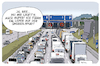 Cartoon: Überholspur (small) by FEICKE tagged verkehr,lifestyle,rasant,umwelt,karriere,leben,stau