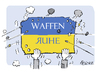 Cartoon: Waffenruhe (small) by FEICKE tagged ukraine,russland,krim,separatisten,krieg,bürgerkrieg,waffen,ruhe,sanktionen,nato