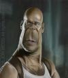 Cartoon: Bruce Willis caricature (small) by jonmoss tagged bruce,willis,caricature