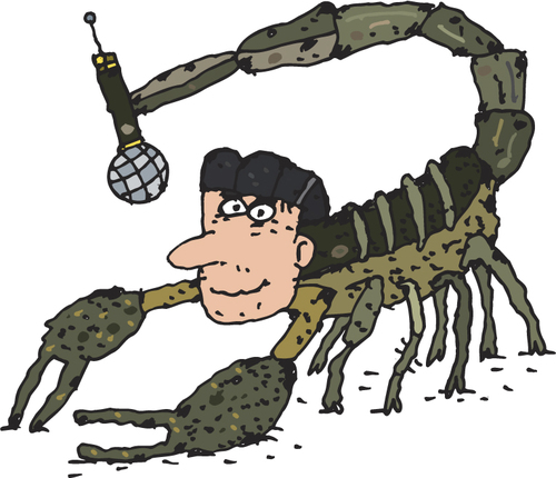 Cartoon: Scorpions (medium) by Sergei Belozerov tagged rock,meine,klaus,scorpions,music
