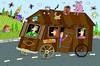 Cartoon: ecological bus (small) by Sergei Belozerov tagged ecological,bus,car