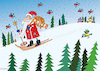 Cartoon: Jahr des Tigers (small) by Sergei Belozerov tagged tiger,neujahr,weihnachten,christmas,sternzeichen,horoskop,fest,feierzeit,schi,santa,weihnachtsmann