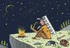 Cartoon: Jazz and Blues (small) by Sergei Belozerov tagged indian,music,jazz,blues