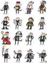 Cartoon: The Cats (small) by Sergei Belozerov tagged cat,kater,katze