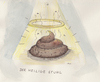Cartoon: der heilige Stuhl (small) by monika boos tagged heiliger,stuhl,holy,shit,haufen,wurst