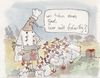 Cartoon: Mitbestimmung (small) by monika boos tagged koch,hühner,schlachten,essen,mitbestimmung,tod