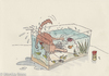 Cartoon: shit happen (small) by monika boos tagged cat,katze,water,wasser,aquarium,revenche,fische,fish