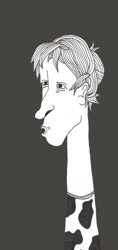 Cartoon: boy (medium) by jannis tagged people