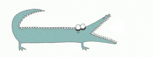 Cartoon: Crocodile (medium) by jannis tagged animal