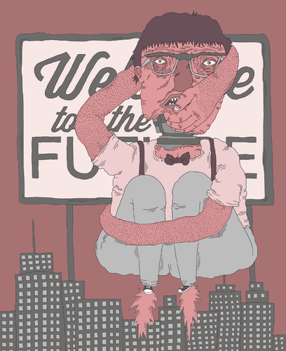 Cartoon: future (medium) by jannis tagged robot