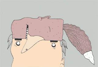 Cartoon: Hat (medium) by jannis tagged people