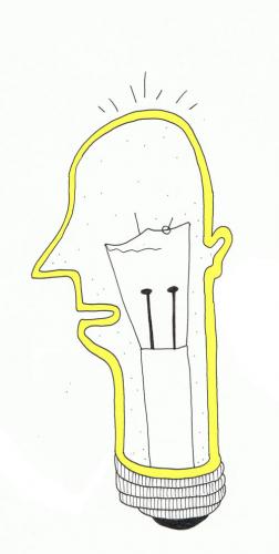 Cartoon: Light bulb (medium) by jannis tagged light