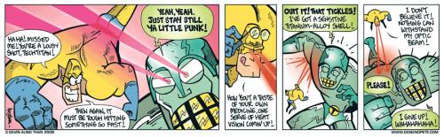 Cartoon: Dan and Pete (medium) by Gavin Aung Than tagged comic,strip,cartoon,humour,superhero