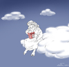 Cartoon: ... (small) by Elkin tagged god,eternity,universe