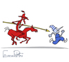 Cartoon: EURO 2012 (small) by Elkin tagged footbal