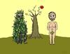 Cartoon: Adam and Eve (small) by light tagged none