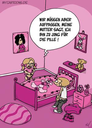 Cartoon: Zu Jung (medium) by mil tagged jung,kinder,mutter,vorsicht,erziehung,schutz,mil