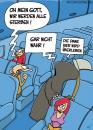 Cartoon: Der Tod reist mit (small) by mil tagged tod,tot,mann,frau,angst,überleben,mil