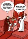 Cartoon: Schlechter Berater (small) by mil tagged teufel,satan,gott,papst,berater,sprachrohr,unfehlbar,verkleidung,katholisch