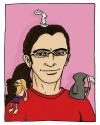 Cartoon: Selbstportrait (small) by mil tagged portrait mil 