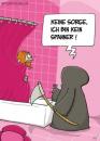 Cartoon: Tod im Bad (small) by mil tagged tod bad frau spanner voyeur sorgen mil 