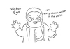 Cartoon: Victor Ego (small) by Vhrsti tagged hugo,victor,writer,book,famous,ego,best,great,literature,celebrity,vip,novel