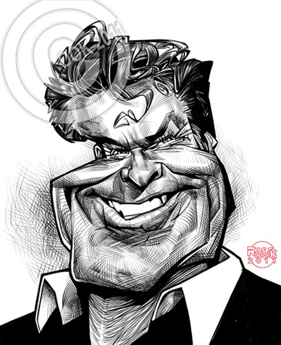 Cartoon: David Hasselhoff (medium) by Russ Cook tagged cintiq,wacom,karikatur,zeichnung,celebrity,show,talent,panel,judge,singer,hollywood,actor,michael,baywatch,kit,rider,knight,cartoon,illustration,photoshop,digital,drawing,caricature,cook,russ,hoff,the,hasselhoff,david