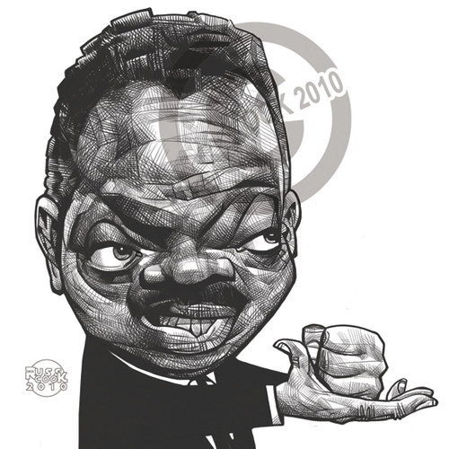 Cartoon: Jesse Jackson (medium) by Russ Cook tagged sketch,pencil,digital,cintiq,karikaturen,karikatur,zeichnung,wacom,portrait,caricature,cook,russ,american,america,political,politics,minister,baptist,senator,democrat,movement,rights,civil,jackson,jesse