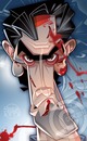 Cartoon: Bruce Campbell (small) by Russ Cook tagged ash,bruce,campbell,russ,cook,schlock,horror,undead,dead,evil,army,of,darkness,comedy,cabin,film,movie,sam,raimi