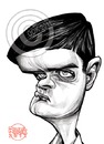 Cartoon: Ian Curtis (small) by Russ Cook tagged joy,division,ian,curtis,russ,cook,caricature,cartoon,zeichnung,singer,love,will,tear,us,apart,digital,pencil,wacom,cintiq,photoshop