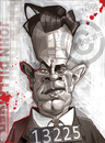 Cartoon: John Dillinger (small) by Russ Cook tagged john,dillinger,russ,cook,caricature,vector,illustration,gangster,cartoon,digital,american,karikatur,karikaturen,famous,celebrity