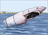 Cartoon: 1000 SHARKS (small) by samir alramahi tagged jordan arab ramahi politics cartoon economec