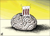 Cartoon: 111 YES (small) by samir alramahi tagged jordan,arab,ramahi,cartoon,democracy