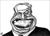 Cartoon: bibi netanyahu (small) by samir alramahi tagged israel ramahi arab dove peace palestine politics bibi netanyahu portrait