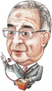 Cartoon: D. Mamdouh Abbadi of jordan (small) by samir alramahi tagged mamdouh,abbadi,jordan,arab,ramahi,cartoon,portrait