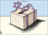 Cartoon: left and right (small) by samir alramahi tagged israel,left,right,parteis,palestine,arab,cartoon,ramahi