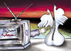 Cartoon: PEACE 05 (small) by samir alramahi tagged palestine,peace,israel,tv,ramahi,arab,dove