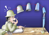 Cartoon: Police and ideas (small) by samir alramahi tagged police,ideas,freedom,arab,ramahi,jordan