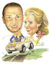 Cartoon: summer weding3 (small) by samir alramahi tagged summer weding jordan ramahi cartoon arab portrait