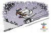 Cartoon: To toon with greetings (small) by samir alramahi tagged arab oil petrol man ramahi toon skating vancouver pavel jakubec skater suitable shoes