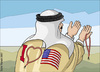 Cartoon: USA lover (small) by samir alramahi tagged arab,ramahi,usa,lover,politics